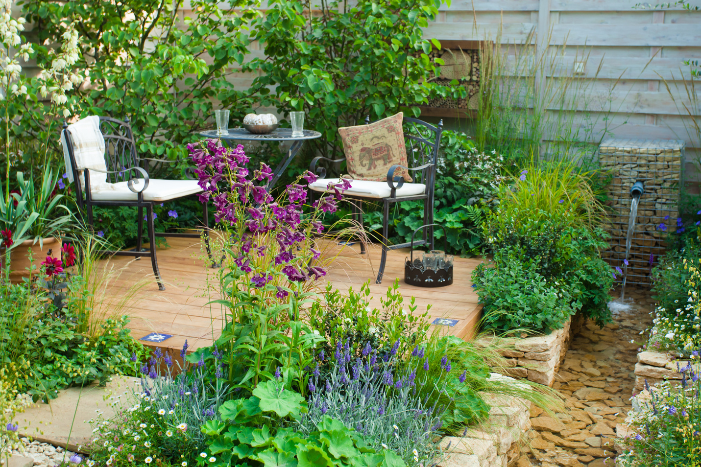 Garden patio